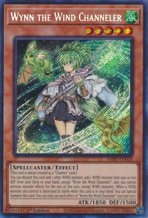 Wynn the Wind Channeler (Secret Rare) (RA01-EN018) - 25th Anniversary Rarity Collection 1st Edition - Premium Yugioh Single from Konami - Just $0.25! Shop now at Game Crave Tournament Store