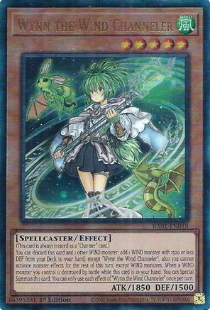 Wynn the Wind Channeler (PUR) (RA01-EN018) - 25th Anniversary Rarity Collection 1st Edition - Premium Yugioh Single from Konami - Just $0.26! Shop now at Game Crave Tournament Store