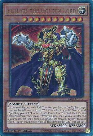 Eldlich the Golden Lord (PUR) (RA01-EN019) - 25th Anniversary Rarity Collection 1st Edition - Premium Yugioh Single from Konami - Just $0.30! Shop now at Game Crave Tournament Store