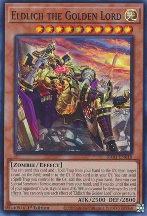 Eldlich the Golden Lord (Alternate Art) (RA01-EN019) - 25th Anniversary Rarity Collection 1st Edition - Premium Yugioh Single from Konami - Just $0.25! Shop now at Game Crave Tournament Store