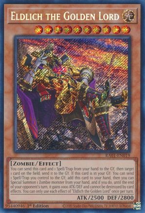 Eldlich the Golden Lord (Alternate Art) (Secret Rare) (RA01-EN019) - 25th Anniversary Rarity Collection 1st Edition - Premium Yugioh Single from Konami - Just $0.46! Shop now at Game Crave Tournament Store