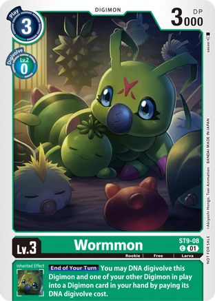 Wormmon (NYCC 2023 Demo Deck) (ST9-08) - Starter Deck 09: Ultimate Ancient Dragon - Premium Digimon Single from Bandai - Just $0.08! Shop now at Game Crave Tournament Store