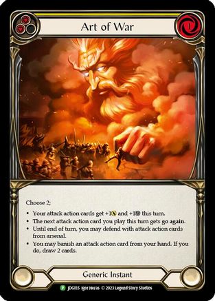 Art of War - JDG015 (JDG015) - Flesh and Blood: Promo Cards Cold Foil