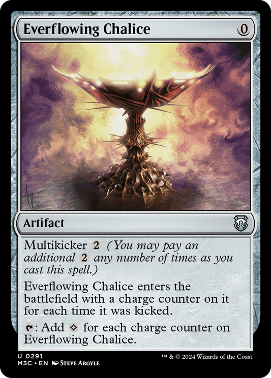 Everflowing Chalice (M3C-291) - Modern Horizons 3 Commander - Premium MTG Single from Wizards of the Coast - Just $0.55! Shop now at Game Crave Tournament Store