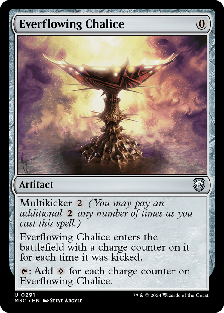 Everflowing Chalice (M3C-291) - Modern Horizons 3 Commander Foil - Premium MTG Single from Wizards of the Coast - Just $0.25! Shop now at Game Crave Tournament Store