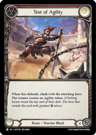 Test of Agility (HVY162) - Heavy Hitters Rainbow Foil