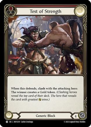 Test of Strength (HVY239) - Heavy Hitters Rainbow Foil