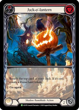 Jack-o'-lantern (Red) - LGS176 (LGS176) - Flesh and Blood: Promo Cards