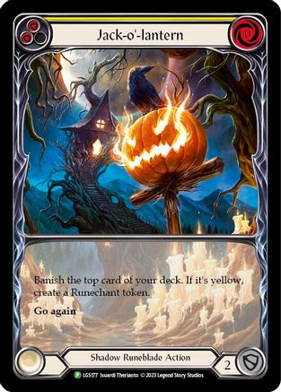Jack-o'-lantern (Yellow) - LGS177 (LGS177) - Flesh and Blood: Promo Cards