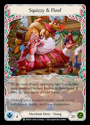 Squizzy & Floof (HER100) (HER100) - Flesh and Blood: Promo Cards Cold Foil