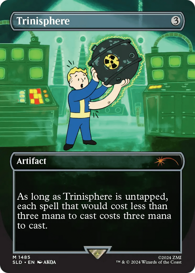 Trinisphere (SLD-1485) - Secret Lair Drop (Borderless) - Premium MTG Single from Wizards of the Coast - Just $22.80! Shop now at Game Crave Tournament Store
