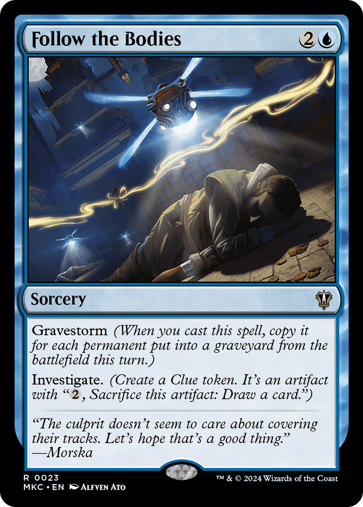 Follow the Bodies (MKC-023) - Murders at Karlov Manor Commander - Premium MTG Single from Wizards of the Coast - Just $0.25! Shop now at Game Crave Tournament Store