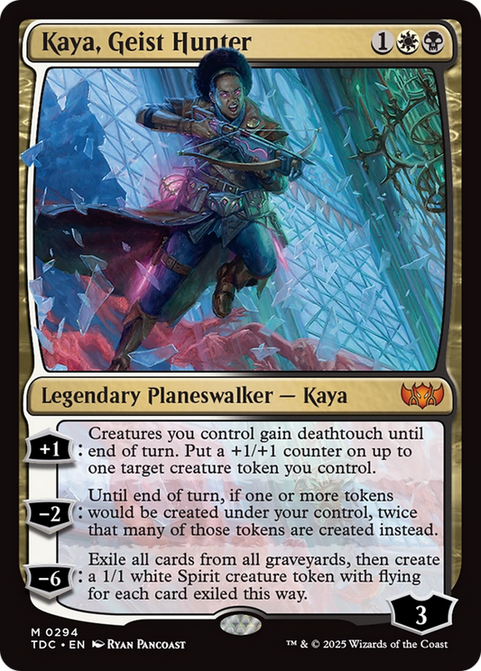 Kaya, Geist Hunter (TDC-294) - Tarkir: Dragonstorm Commander - Premium MTG Single from Wizards of the Coast - Just $0.08! Shop now at Game Crave Tournament Store