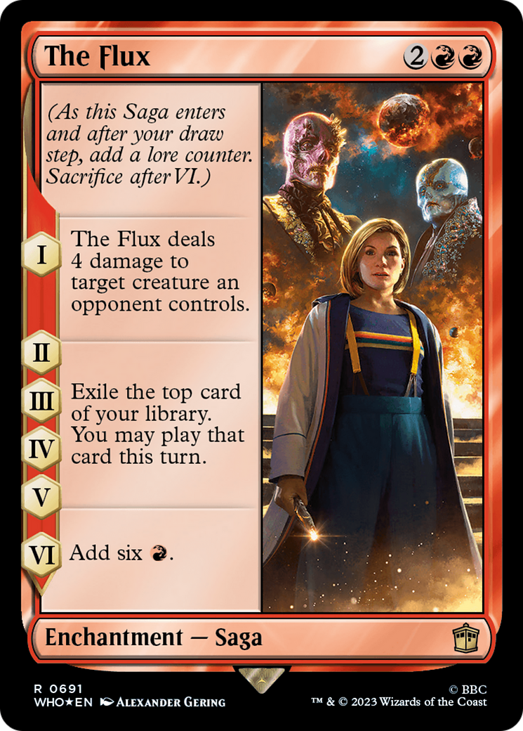 The Flux (WHO-691) - Doctor Who Foil - Premium MTG Single from Wizards of the Coast - Just $3.68! Shop now at Game Crave Tournament Store