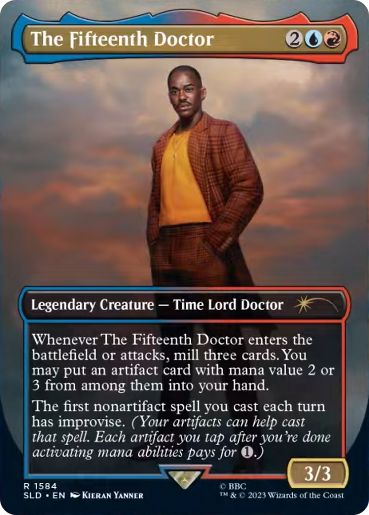 The Fifteenth Doctor (SLD-1584) - Secret Lair Drop - Premium MTG Single from Wizards of the Coast - Just $21.57! Shop now at Game Crave Tournament Store