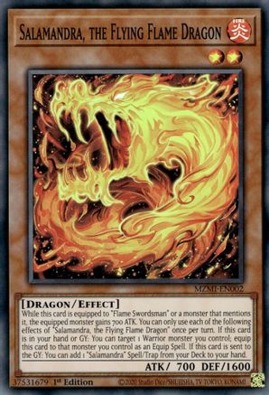 Salamandra, the Flying Flame Dragon (MZMI-EN002) - Maze of Millennia 1st Edition - Premium Yugioh Single from Konami - Just $0.31! Shop now at Game Crave Tournament Store