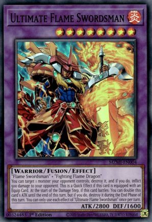 Ultimate Flame Swordsman (MZMI-EN004) - Maze of Millennia 1st Edition - Premium Yugioh Single from Konami - Just $0.83! Shop now at Game Crave Tournament Store