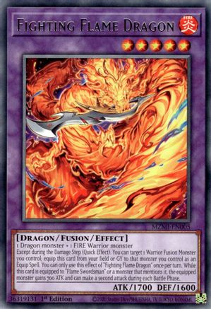 Fighting Flame Dragon (MZMI-EN005) - Maze of Millennia 1st Edition - Premium Yugioh Single from Konami - Just $0.33! Shop now at Game Crave Tournament Store