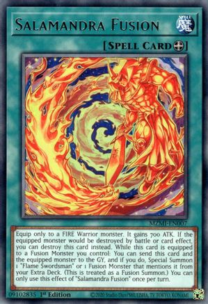 Salamandra Fusion (MZMI-EN007) - Maze of Millennia 1st Edition - Premium Yugioh Single from Konami - Just $0.25! Shop now at Game Crave Tournament Store