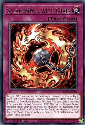 Salamandra with Chain (MZMI-EN009) - Maze of Millennia 1st Edition - Premium Yugioh Single from Konami - Just $0.31! Shop now at Game Crave Tournament Store