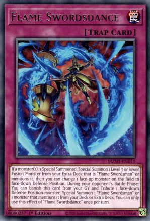 Flame Swordsdance (MZMI-EN010) - Maze of Millennia 1st Edition - Premium Yugioh Single from Konami - Just $0.25! Shop now at Game Crave Tournament Store