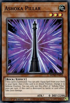 Ashoka Pillar (MZMI-EN018) - Maze of Millennia 1st Edition - Premium Yugioh Single from Konami - Just $0.25! Shop now at Game Crave Tournament Store
