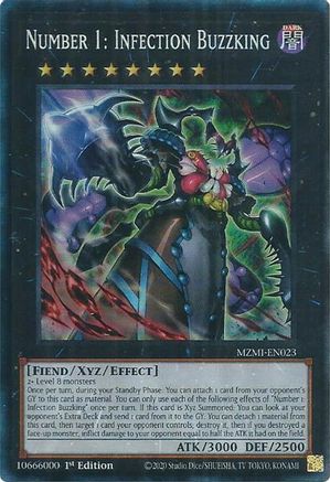 Number 1: Infection Buzzking (CR) (MZMI-EN023) - Maze of Millennia 1st Edition - Premium Yugioh Single from Konami - Just $12.72! Shop now at Game Crave Tournament Store