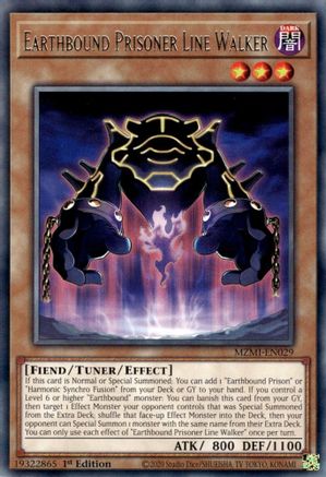 Earthbound Prisoner Line Walker (MZMI-EN029) - Maze of Millennia 1st Edition - Premium Yugioh Single from Konami - Just $0.26! Shop now at Game Crave Tournament Store