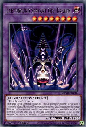 Earthbound Servant Geo Kraken (MZMI-EN030) - Maze of Millennia 1st Edition - Premium Yugioh Single from Konami - Just $0.25! Shop now at Game Crave Tournament Store