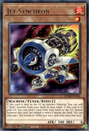 Jet Synchron (MZMI-EN044) - Maze of Millennia 1st Edition - Premium Yugioh Single from Konami - Just $0.25! Shop now at Game Crave Tournament Store