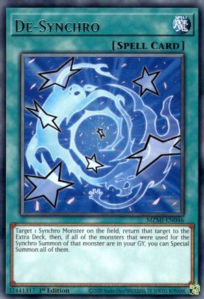 De-Synchro (MZMI-EN046) - Maze of Millennia 1st Edition - Premium Yugioh Single from Konami - Just $0.25! Shop now at Game Crave Tournament Store