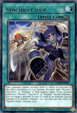 Synchro Chase (MZMI-EN047) - Maze of Millennia 1st Edition - Premium Yugioh Single from Konami - Just $0.25! Shop now at Game Crave Tournament Store