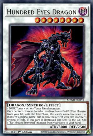 Hundred Eyes Dragon (MZMI-EN051) - Maze of Millennia 1st Edition - Premium Yugioh Single from Konami - Just $0.25! Shop now at Game Crave Tournament Store