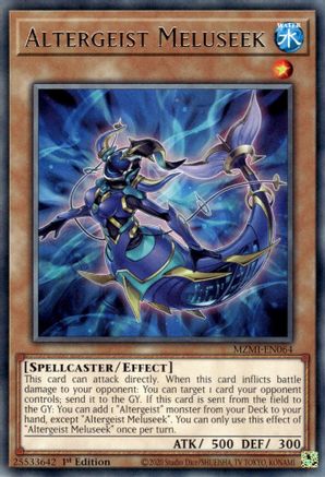 Altergeist Meluseek (MZMI-EN064) - Maze of Millennia 1st Edition - Premium Yugioh Single from Konami - Just $0.25! Shop now at Game Crave Tournament Store