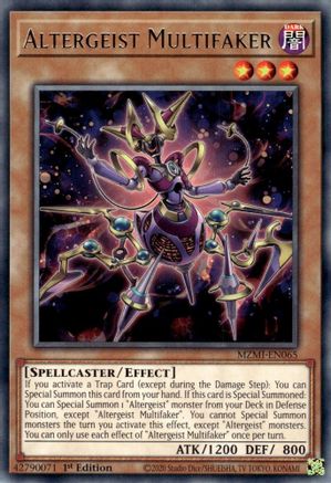 Altergeist Multifaker (MZMI-EN065) - Maze of Millennia 1st Edition - Premium Yugioh Single from Konami - Just $0.25! Shop now at Game Crave Tournament Store