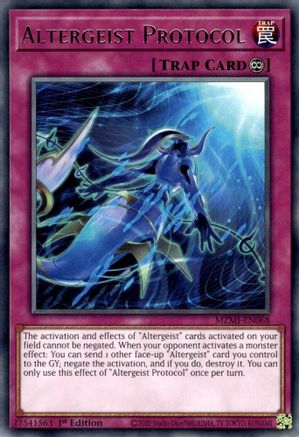 Altergeist Protocol (MZMI-EN068) - Maze of Millennia 1st Edition - Premium Yugioh Single from Konami - Just $0.25! Shop now at Game Crave Tournament Store
