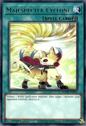 Majespecter Cyclone (MZMI-EN075) - Maze of Millennia 1st Edition - Premium Yugioh Single from Konami - Just $0.25! Shop now at Game Crave Tournament Store