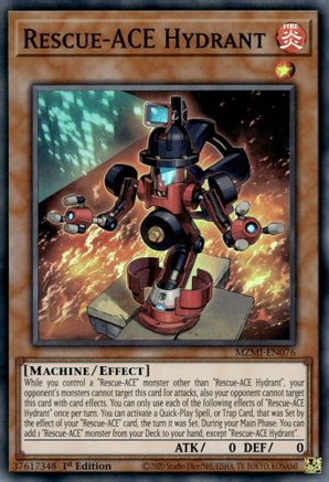 Rescue-ACE Hydrant (MZMI-EN076) - Maze of Millennia 1st Edition - Premium Yugioh Single from Konami - Just $3.08! Shop now at Game Crave Tournament Store
