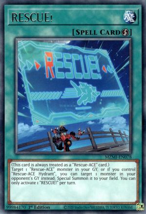 RESCUE! (MZMI-EN078) - Maze of Millennia 1st Edition - Premium Yugioh Single from Konami - Just $0.25! Shop now at Game Crave Tournament Store