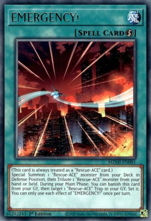 EMERGENCY! (MZMI-EN081) - Maze of Millennia 1st Edition - Premium Yugioh Single from Konami - Just $0.25! Shop now at Game Crave Tournament Store