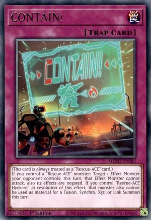 CONTAIN! (MZMI-EN082) - Maze of Millennia 1st Edition - Premium Yugioh Single from Konami - Just $0.25! Shop now at Game Crave Tournament Store
