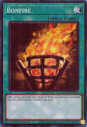Bonfire (CR) (MZMI-EN016) - Maze of Millennia 1st Edition - Premium Yugioh Single from Konami - Just $14.98! Shop now at Game Crave Tournament Store