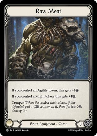 Raw Meat (HVY011) - Heavy Hitters Cold Foil