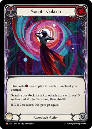 Sonata Galaxia (HVY251) - Heavy Hitters Rainbow Foil