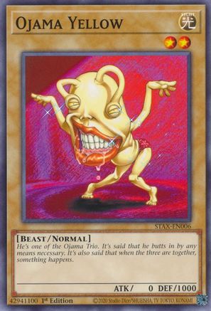 Ojama Yellow (STAX-EN006) - 2-Player Starter Set 1st Edition