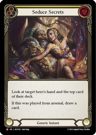 Seduce Secrets (HVY212) - Heavy Hitters Rainbow Foil