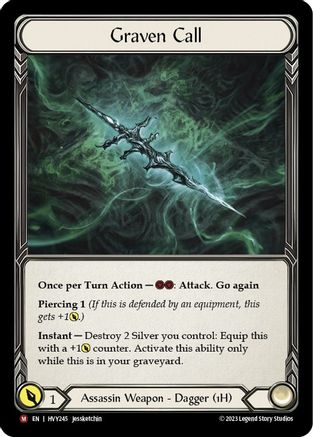 Graven Call (HVY245) - Heavy Hitters Cold Foil