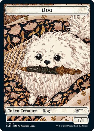 Dog // Cat Double-Sided Token (SLD-1516 // 1517) - Secret Lair Drop Series Foil - Premium MTG Single from Wizards of the Coast - Just $2.37! Shop now at Game Crave Tournament Store