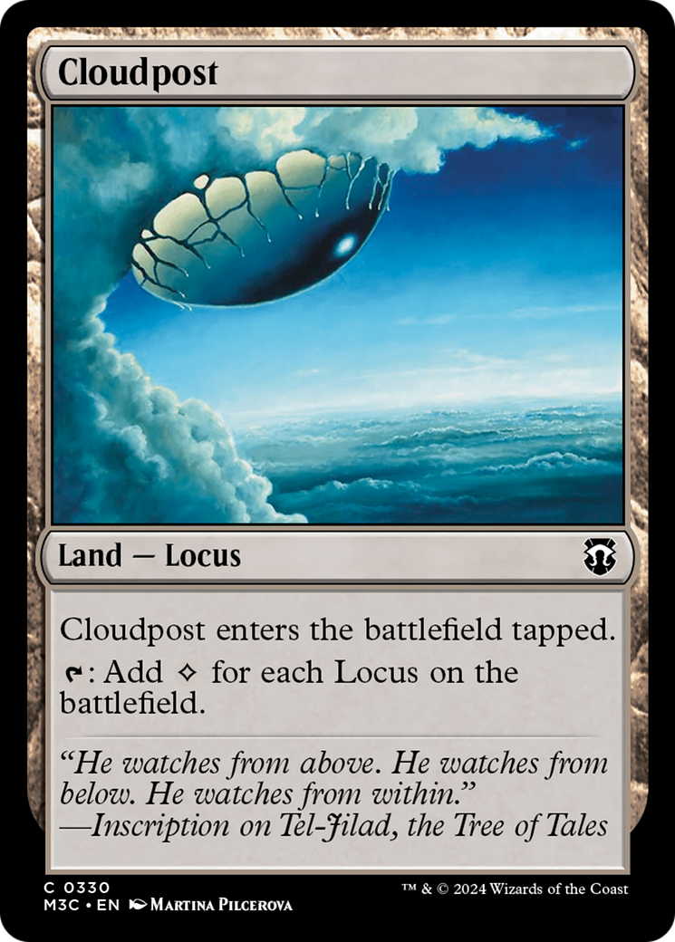 Cloudpost (M3C-330) - Modern Horizons 3 Commander Foil - Premium MTG Single from Wizards of the Coast - Just $0.25! Shop now at Game Crave Tournament Store
