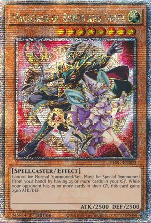 Magicians of Bonds and Unity (Quarter Century Secret Rare) (PHNI-EN000) - Phantom Nightmare 1st Edition - Premium Yugioh Single from Konami - Just $53.09! Shop now at Game Crave Tournament Store